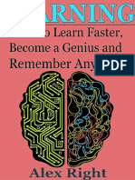 Learning - How To Learn Faster, Become A Ge - Alex Right