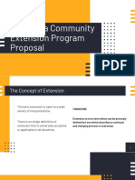 Crafting A Community Extension Program Proposal Lecture Notes