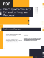 Crafting A Community Extension Program Proposal Lecture Notes