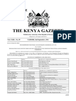 The Kenya Gazette: Special Issue