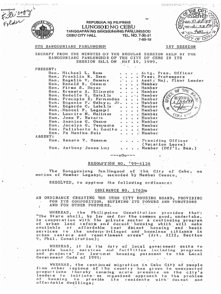 CO1762 Creating Local Housing Board PDF