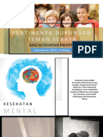 Pentingnya Dukungan Teman Sebaya Bagi Kesehatan Mental (Pujiarohman)