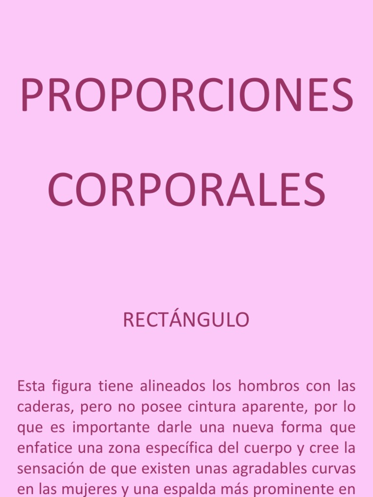 Proporciones Corporales | PDF | Ropa | Apariencia humana