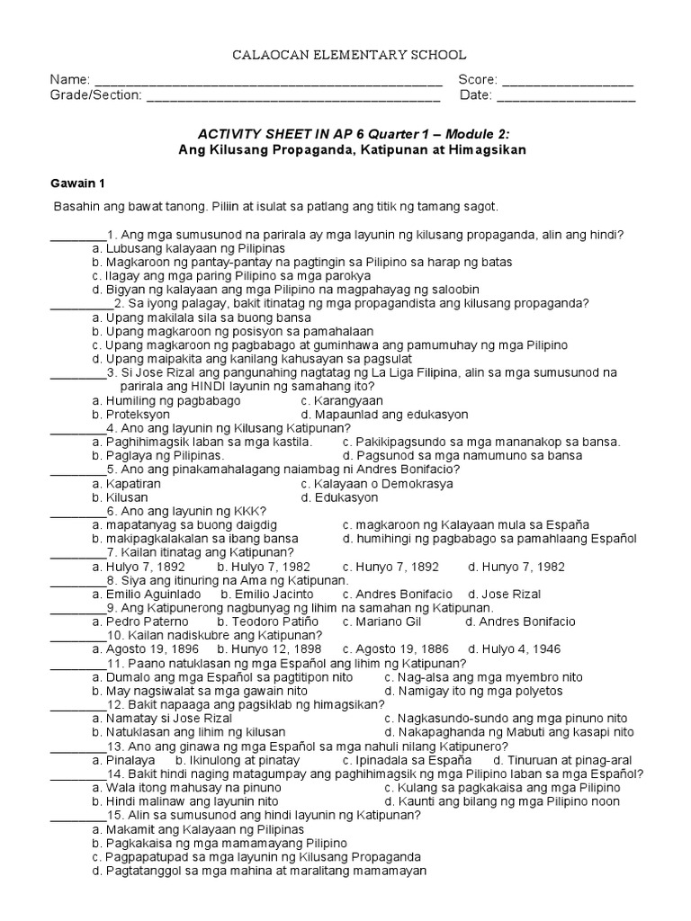Las Ap6 Module 2 | PDF