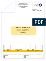 Specification For Bolts and Nuts