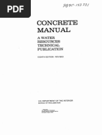 Concrete Manual, Eighth Edition, Revised