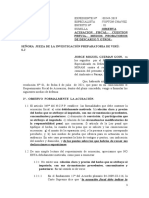 Absuelve Traslado de Requerimiento Fiscal Acusatorio