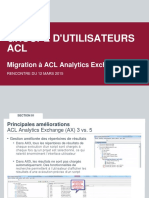 2015-03-12 Migration à ACL Analytics 11 et Audit Exchange 5