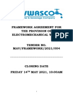 008 Framework For Elecromechanical Works