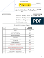 G o Ogle Meet Attendance Tracking Report