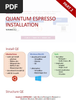 Quantum Espresso Installation: Material Design