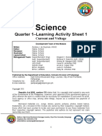 Science: Quarter 1-Learning Activity Sheet 1