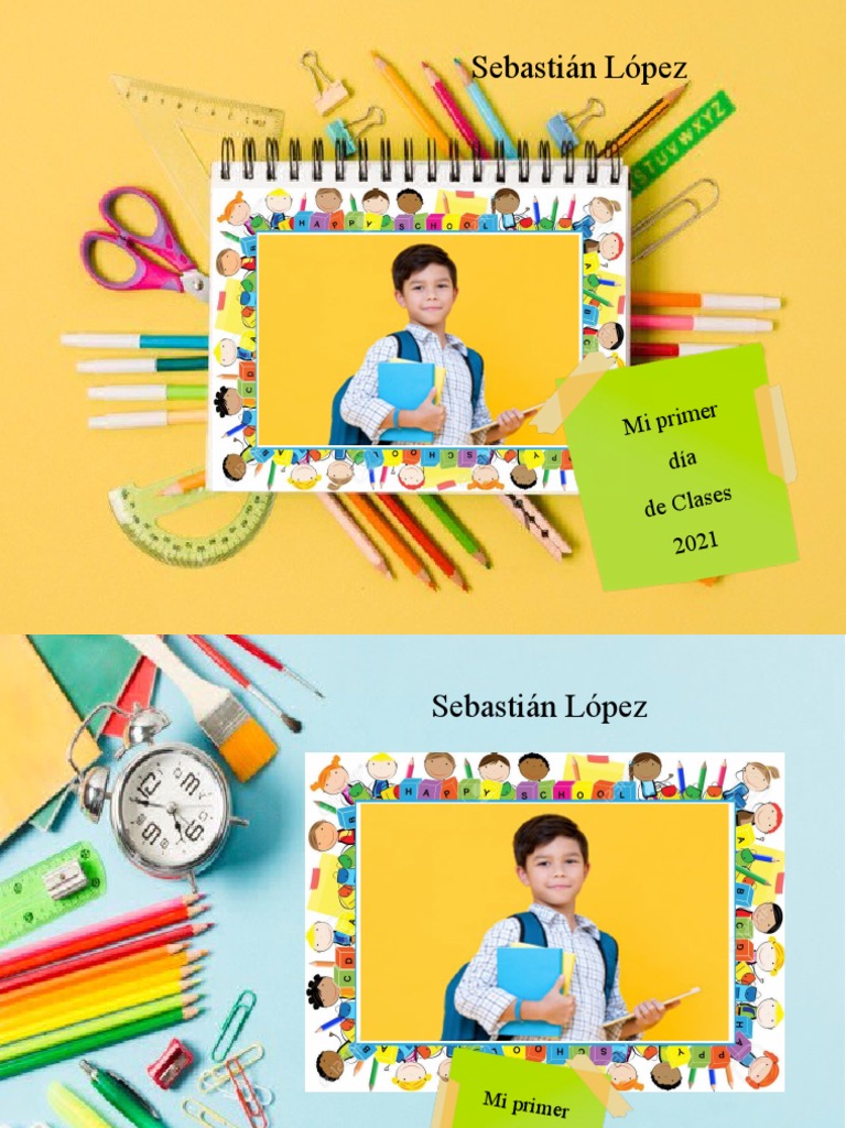 Mi Primer Día de Clases 2021 | PDF | Arte