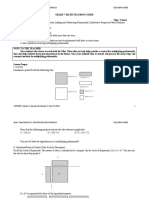 Grade 7 Math Lesson 23: Multiplying Polynomials Teaching Guide