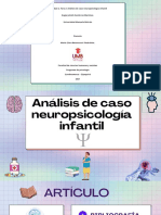 Actividad 2. Foro 2 Análisis de Caso Neuropsicología Infantil