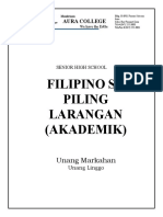 FPL (Akademik) - Linggo 1 - Gawain