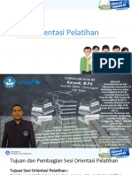 ORIENTASI PELATIHAN