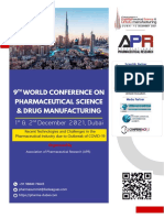 9th World Conference On Pharmaceutical Science