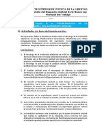 Taller sobre la tramitación escrita del expediente judicial