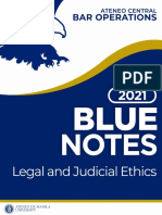 (2021 Blue Notes) Legal and Judicial Ethics