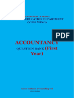 Class 11 Chapter Wise Questions Accountancy