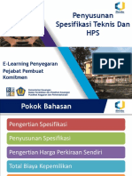 Slide Spesifikasi Dan Hps 2020 - e Learning PPK Revisi Februari 2021