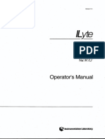 IL-ILYTE Operator Manual (0000-00 Rev 1) Pp144