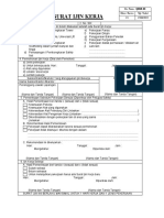 41 Form Surat Ijin Kerja