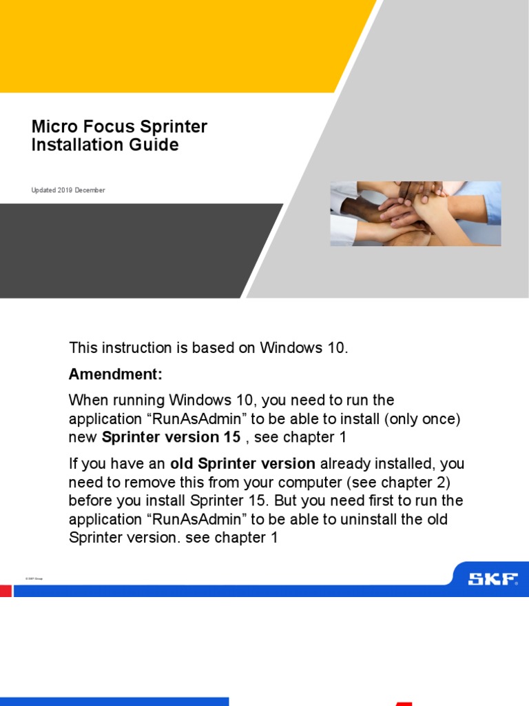 3 Sprinter 15 Installation Guide | PDF | Windows 10 | Application Software