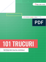 101 Trucuri in Folie de Calcul Google - RO