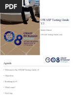 Matteo Meucci OWASP Testing Guide Lead