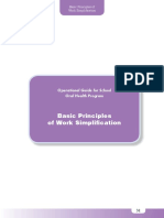 Basic Principles of Work Simpli Cation