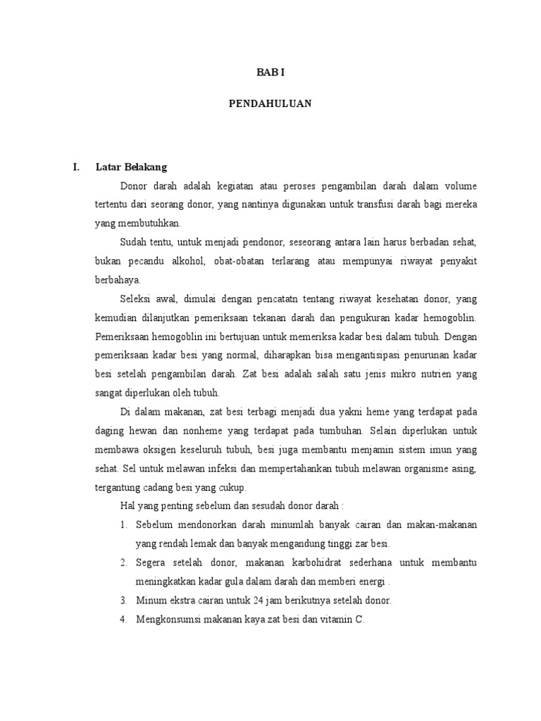 Contoh Laporan Tentang Golongan Darah Seputar Laporan