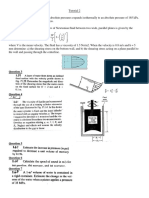Tutorial Sheet 2(Fluid Mechanics)