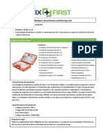 Productsheet EHBO A4 Spaans