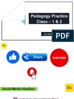 Pedagogy Practice Class - 1 & 2: by Himanshi Singh