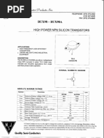 BUX98 - BUX98A: High Power NPN Silicon Transistors