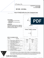 BUX98 - BUX98A: High Power NPN Silicon Transistors