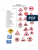 Road Signs - Activity