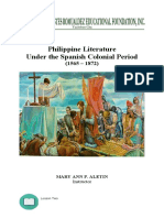 Lesson 3 Spanish Colonial Period in Philippine Literature