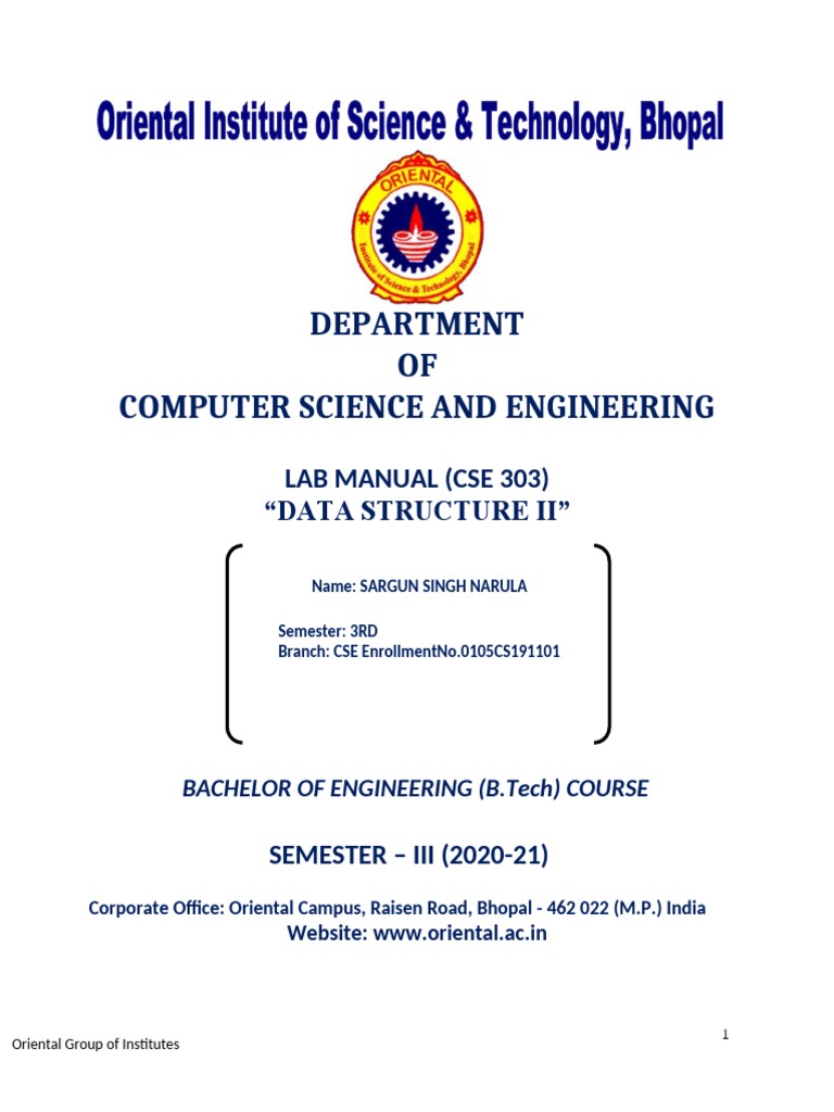 Data Structures Lab Guide | PDF | Theoretical Computer Science ...