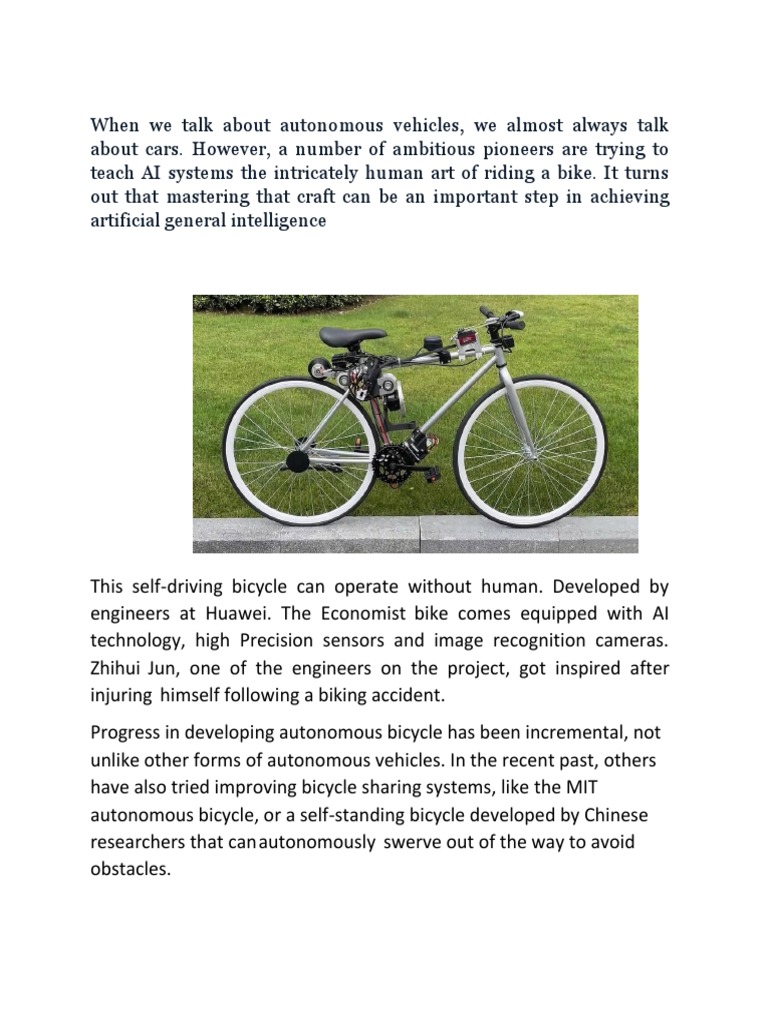 Self Balancing Bike | PDF