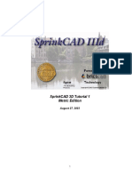 SprinkCAD 3D Tutorial