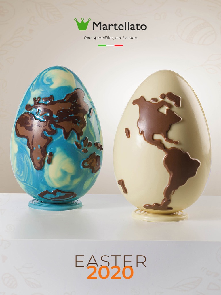 Martellato SUT75X50 Polycarbonate Glossy Giant Chocolate Easter