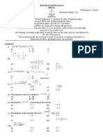 Board Examination 2020-21: Xyz X y Z X y Z X y Z F' (X)