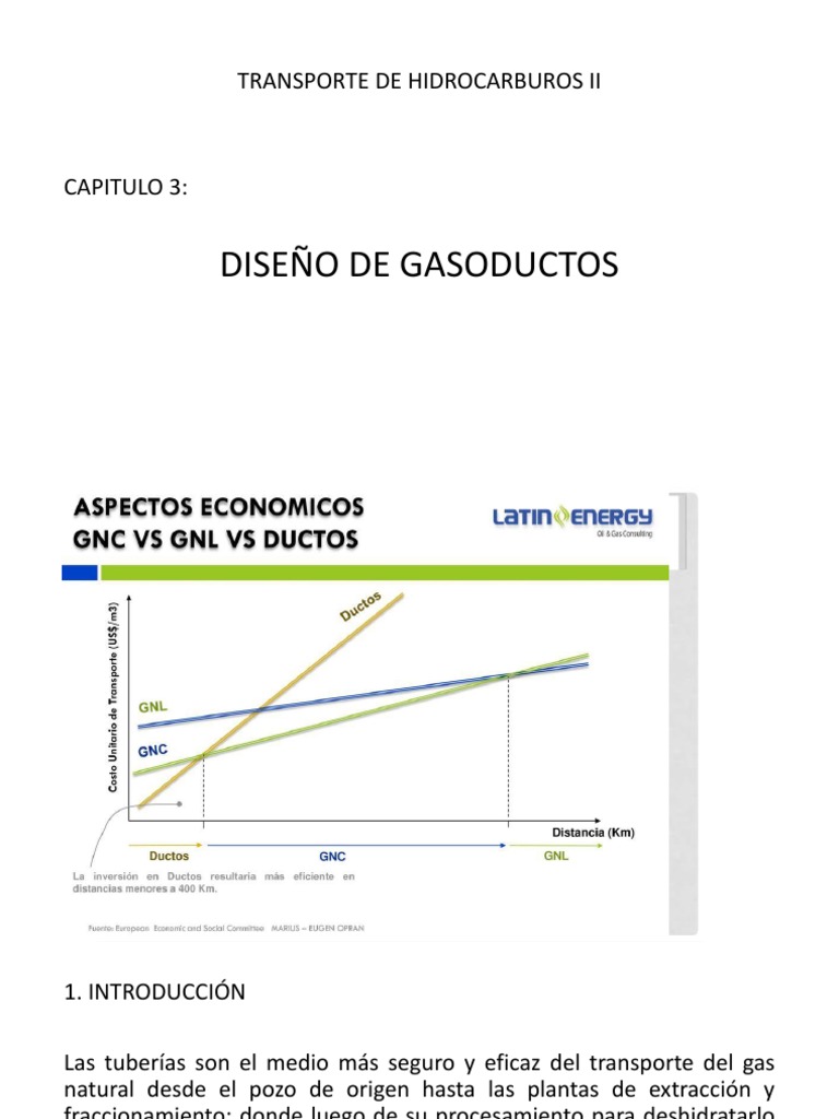 Diseño de Gasoductos para Transporte de Gas | PDF | Presión ...