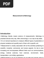 Measurement & Metrology