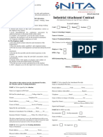 Industrial Attachment Contract Form 2