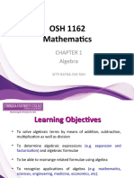 Chapter 1 - Algebra