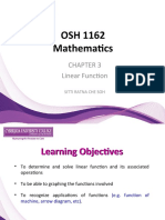 Chapter 3 - Linear Function